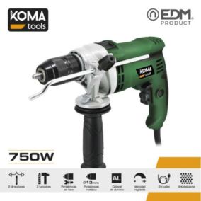 perceuse KOMA TOOLS à percussion 240.0 V 750 W sans batterie avec fil