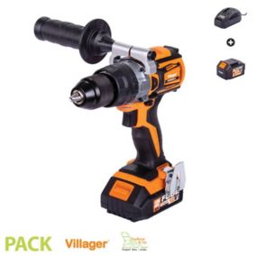 Perceuse électrique sur batterie poignée latérale avec batterie et chargeur Fuse VLP 5120