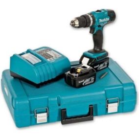 perceuse MAKITA à percussion DHP453RFE 18.0 V avec batterie 3 2 avec coffret