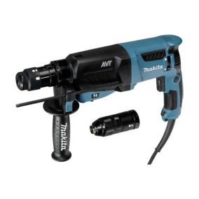 perceuse makita à percussion hr2631f 230.0 V 800 W avec batterie avec fil