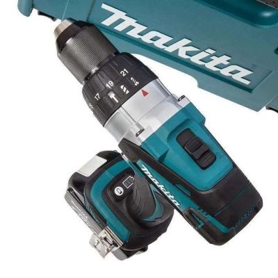 perceuse makita visseuse dhp458 18.0 V 400 W avec batterie sans fil 4.0 Ah