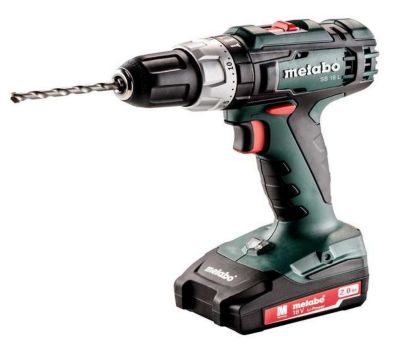 perceuse metabo à percussion SB 18 L 18.0 V avec batterie 2.0 Ah 2.0 sans coffret