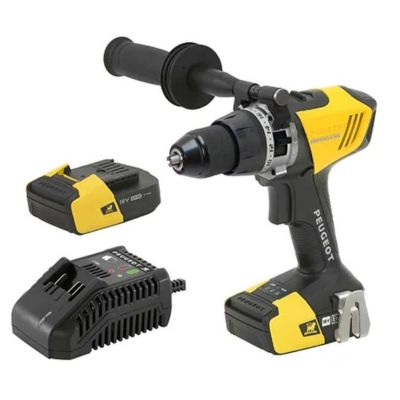 Perceuse à percussion 18V EnergyDrill-18VPBL3 Brushless + 2 batteries 2Ah + chargeur rapide + coffret - PEUGEOT OUTILLAGE - 250325