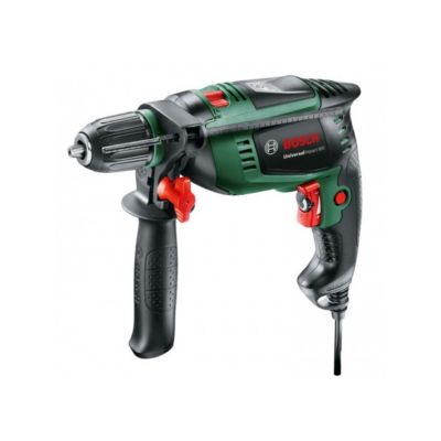 Perceuse à Percussion 800W BOSCH Universalimpact 800 Beton Bois Poignée tige et Coffret