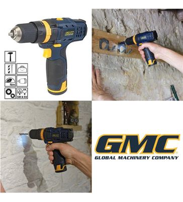 Perceuse à Percussion et Visseuse Sans fil 12 V GMC 262382