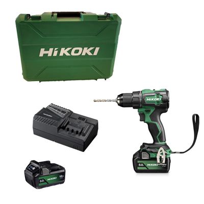 Perceuse À Percussion Hikoki Dv18dewjz - 70 Nm - 18 V - 5 Ah + 2 Batteries Bsl1850ma