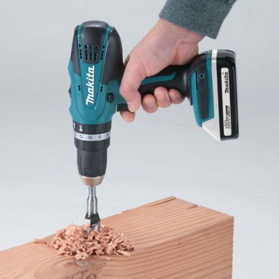 Perceuse A Percussion Makita Hp457dwe 18v 2x1 3ah 1x1 5ah Castorama