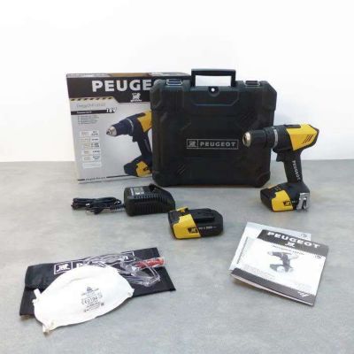 Perceuse PEUGEOT ENERGYDRILL-18V20 - 2 batteries 18V 2.0 Ah - 1 chargeur 250312