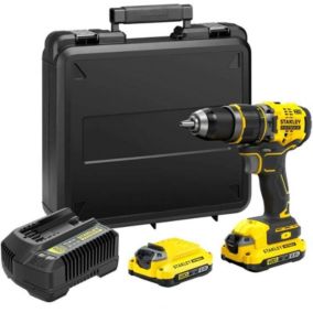 perceuse Stanley à percussion brushless 18.0 V sans batterie 2 2 sans coffret