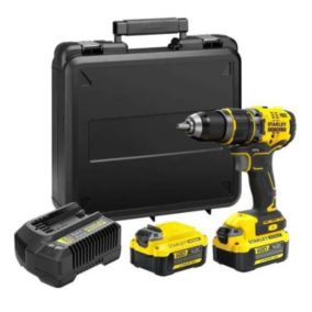 perceuse Stanley visseuse sfmcd721m2k 18.0 V 80 W avec batterie sans fil