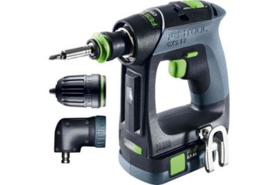 Perceuse-visseuse 10,8V CXS 12 2,5-Set + 2 batteries 2,5Ah + chargeur + coffret SYSTAINER SYS3 DF M 187 - FESTOOL - 576865