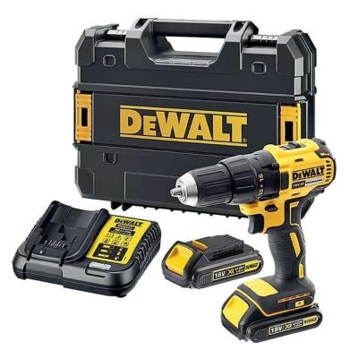 Perceuse visseuse 18 V XR + 2 batteries 4 Ah + chargeur + coffret DEWALT DCD777M2T QW