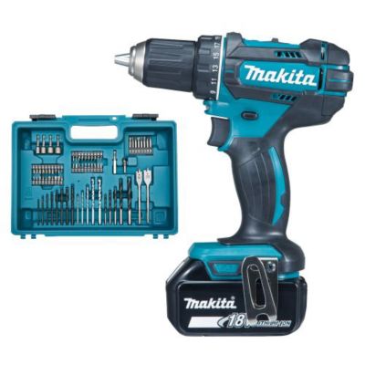 MAKITA Kit MK217 (DHP486 DGA504 2 X 5,0 Ah DC18RC LXT600) | Leroy