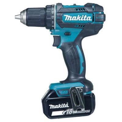 Perceuse-visseuse 18V + 2 batteries 3Ah + chargeur + coffret avec accessoires - MAKITA - DDF482RFX1