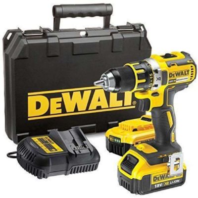 Perceuse-visseuse 18V + 2 batteries 4Ah + chargeur + coffret T-STAK - DEWALT - DCD790M2