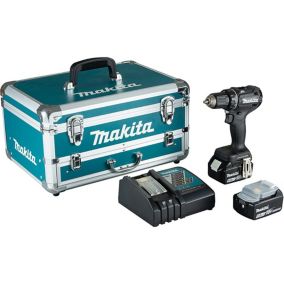 Perceuse visseuse 18V avec accessoires + 2 batteries 5Ah + chargeur rapide + coffret - MAKITA - DDF485TX2B