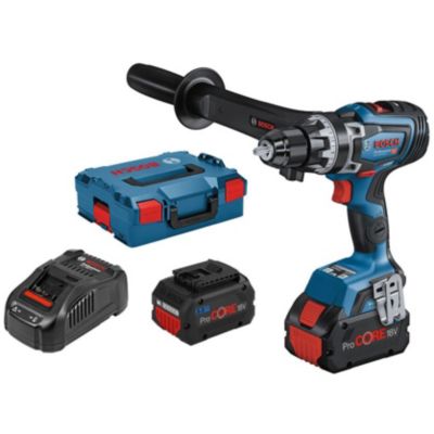 Perceuse-visseuse 18V Biturbo GSR 18V-150 C + 2 batteries 5.5Ah + chargeur + L-BOXX - BOSCH - 06019J500C