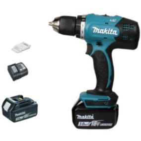 Perceuse-visseuse 18V diamètre 13mm + 2 batteries 3Ah + chargeur + coffret - MAKITA - DDF453SFE