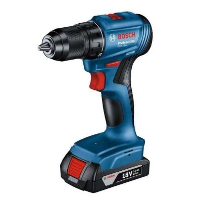 Perceuse-visseuse 18V GSR 18V-45 avec accessoires + 2 batteries 2Ah + chargeur + coffret L-CASE PICK & CLICK - BOSCH - 06019K3205