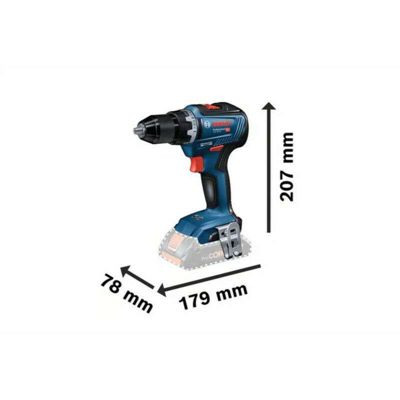 Perceuse-visseuse 18V GSR 18V-55 + 2 batteries 5Ah + chargeur rapide + coffret L-BOXX - BOSCH