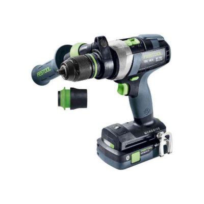 Perceuse-visseuse 18V QUADRIVE TDC 18/4 5,0/4,0 I-Plus + 1 batterie 4Ah + 1 batterie 5Ah + chargeur + Systainer SYS3 - FESTOOL - 5