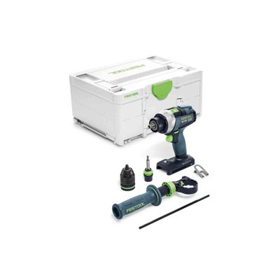 Perceuse-visseuse 18V QUADRIVE TDC 18/4 I-Basic (sans batterie ni chargeur) + Systainer SYS3 - FESTOOL - 575601