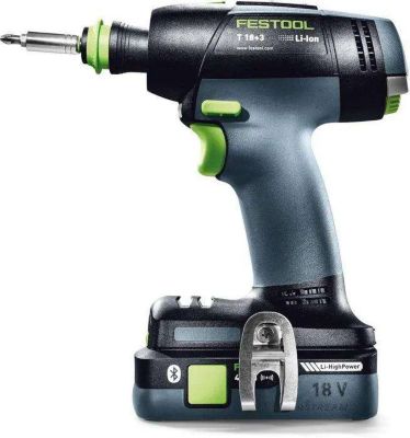 Perceuse-visseuse 18V T18+3HPC 4,0 I-Plus + 2 batteries 4Ah + chargeur + Systainer SYS3 - FESTOOL - 576446