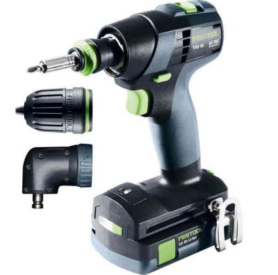 Perceuse-visseuse 18V TXS 18 C 3,0-SET + 2 batterie 3Ah + chargeur + coffret Systainer SYS3 - FESTOOL - 576896