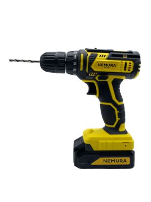 Perceuse Visseuse 20V NEMURA + 2 Batteries 1,5 Ah + Chargeur rapide + Malette avec 54 Accessoires