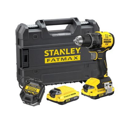 Perceuse Visseuse 50nm - 18v - 24 Réglages De Couple - Sfmcd714d2t-qw Stanley Fatmax V20