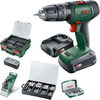 Perceuse visseuse a percussion bosch 06039d4107 filaire 18 V 1.5 Ah