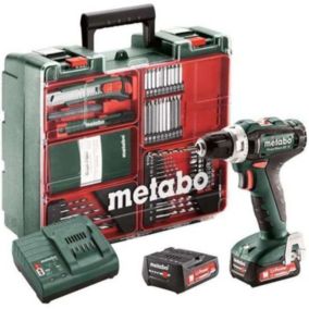 Perceuse visseuse a percussion metabo powermaxx bs12 batterie 17.0 Nm 12 V 2 Ah