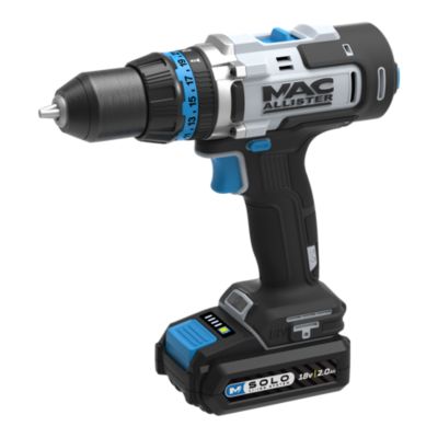 Perceuse visseuse à percussion sans fil 18V 1 x 2Ah Mac Allister Solo MCI1258COM
