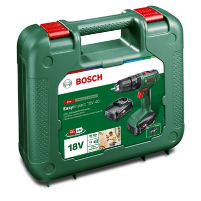 Perceuse visseuse à percussion sans fil Bosch EasyImpact 18V-40 18V - 2x2Ah