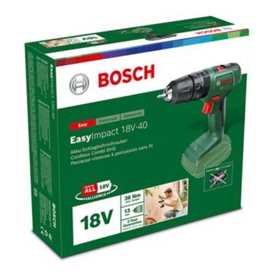 Perceuse visseuse à percussion sans fil Bosch EasyImpact 18V-40 (sans batterie)