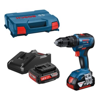 Perceuse-visseuse à percussion sans-fil Bosch Professional GSB 18V-55 18V - 2,0 Ah + 4,0 Ah