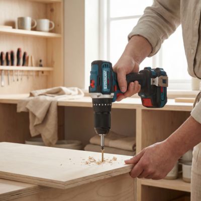 Perceuse visseuse à percussion sans fil Erbauer ECD12-Li-2 12V 40 Nm 1x3AH