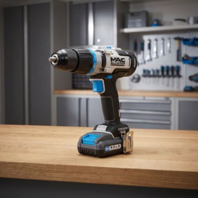 Perceuse visseuse à percussion sans fil Mac Allister 18V MCI1258COM 50Nm 1x2Ah + 74 accessoires
