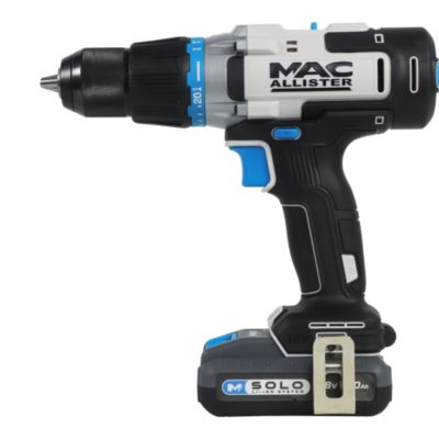 Perceuse visseuse à percussion sans fil Mac Allister 18V MCI1258COM 50Nm 1x2Ah + 74 accessoires