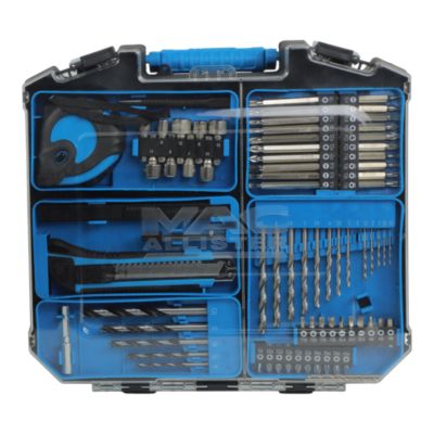 Perceuse visseuse à percussion sans fil Mac Allister 18V MCI1258COM 50Nm 1x2Ah + 74 accessoires