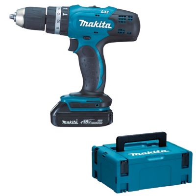 Perceuse visseuse à percussion sans fil Makita DHP453RYJ 18V - 1,5Ah