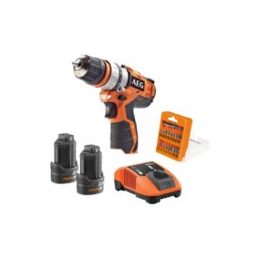 Perceuse visseuse AEG 12V - 2 batteries 2.0Ah - 1 chargeur BBS12C2-202BKIT1