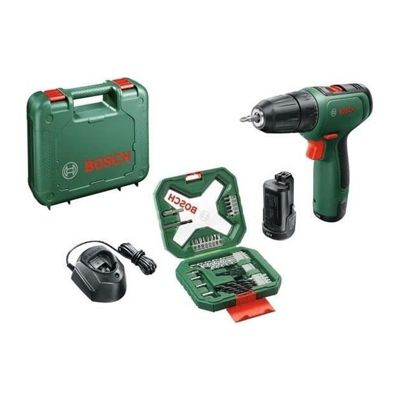 Perceuse visseuse Bosch EasyDrill 1200 avec 2 batteries, 1 chargeur, une mallette avec embouts