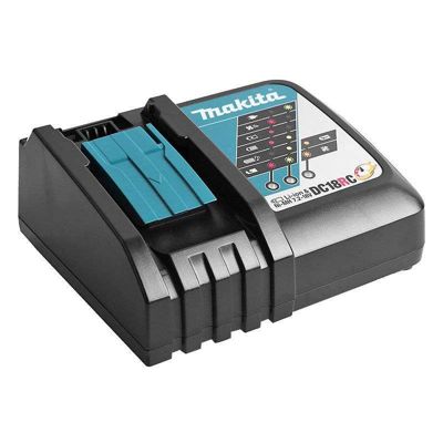 Perceuse visseuse à percussion 18V + 2 batteries 5Ah + chargeur + coffret MAKPAC - MAKITA - DHP484RTJ