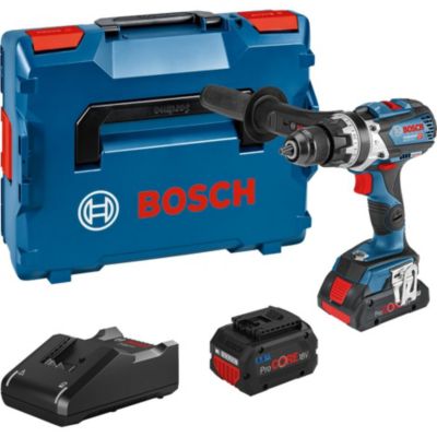 Perceuse-visseuse à percussion 18V GSB 18V-110 C + 2 batteries Procore 5,5Ah + chargeur - BOSCH - 06019G030C