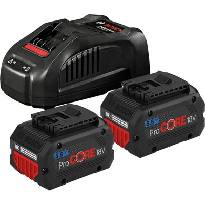 Perceuse-visseuse à percussion 18V GSB 18V-110 C + 2 batteries Procore 5,5Ah + chargeur - BOSCH - 06019G030C