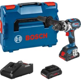 Perceuse-visseuse à percussion 18V GSB 18V-110 C Professional + 2 batteries ProCORE 4 Ah + chargeur + coffret L-BOXX - BOSCH - 060