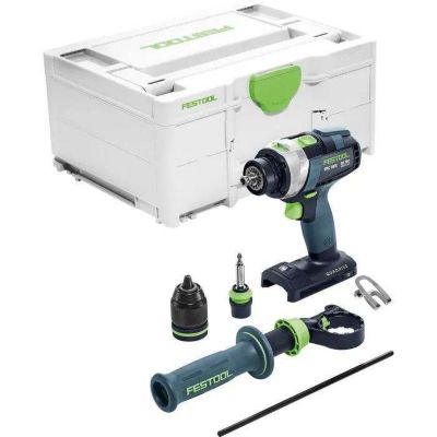 Perceuse-visseuse à percussion 18V TPC 18/4 I-Basic QUADRIVE (sans batterie ni chargeur) + Systainer SYS3 - FESTOOL - 575604