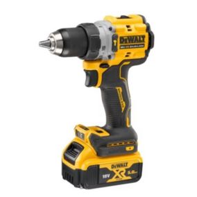 Perceuse-visseuse à percussion 18V XR BRUSHLESS + 2 batteries 5Ah + chargeur + coffret T-STAK - DEWALT - DCD805P2T-QW