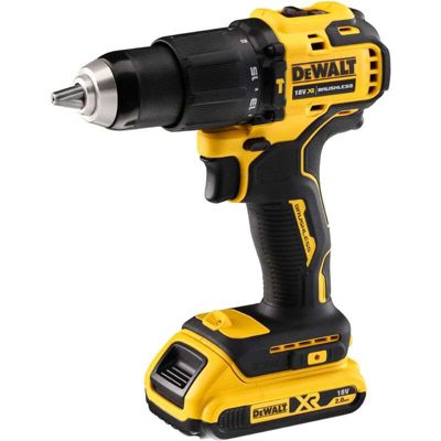 Perceuse visseuse à percussion 18V XR Brushless + 2 batteries 5Ah + chargeur + coffret TSTAK - DEWALT - DCZ100P2KT-QW